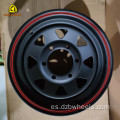 5 agujeros trailer 15x6 8 Spoke White Black